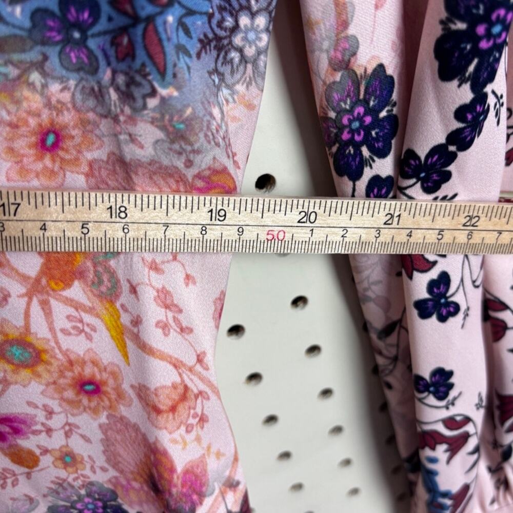 Soft Surroundings Nassau Maxi Dress Satin Bandana Print Women’s XL - Picture 7 of 9